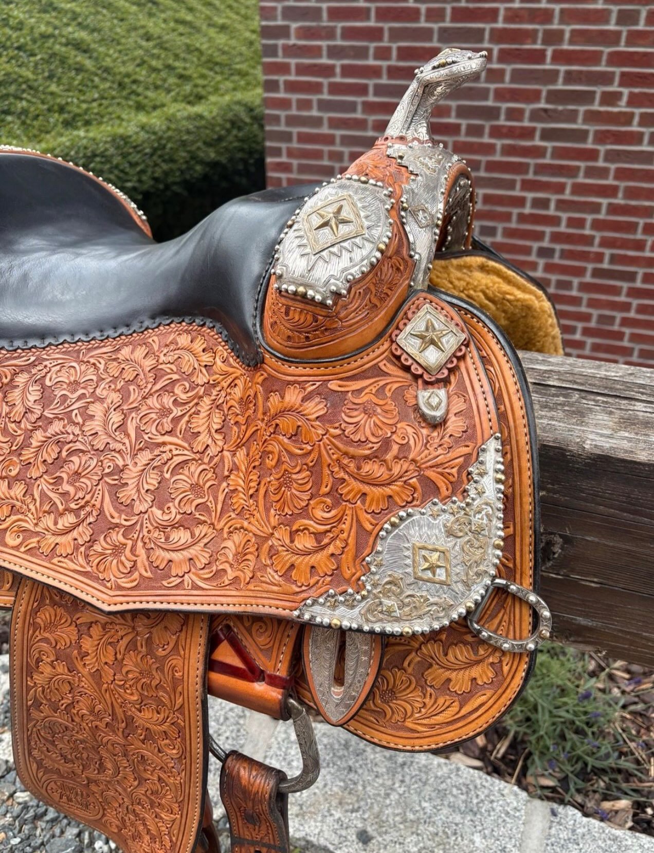 Superbe Selle Western De Show Silver Mesa - vue 6