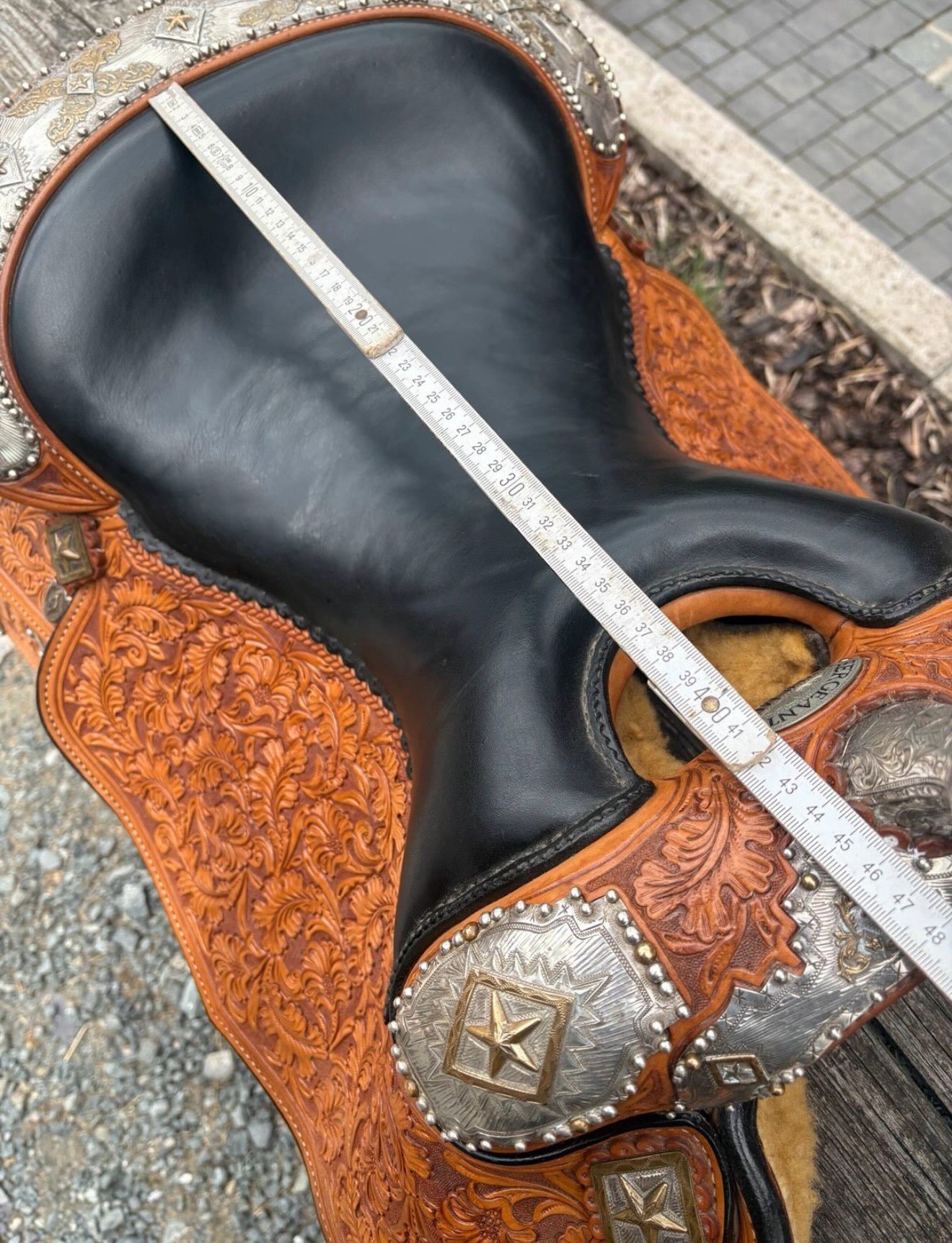 Superbe Selle Western De Show Silver Mesa