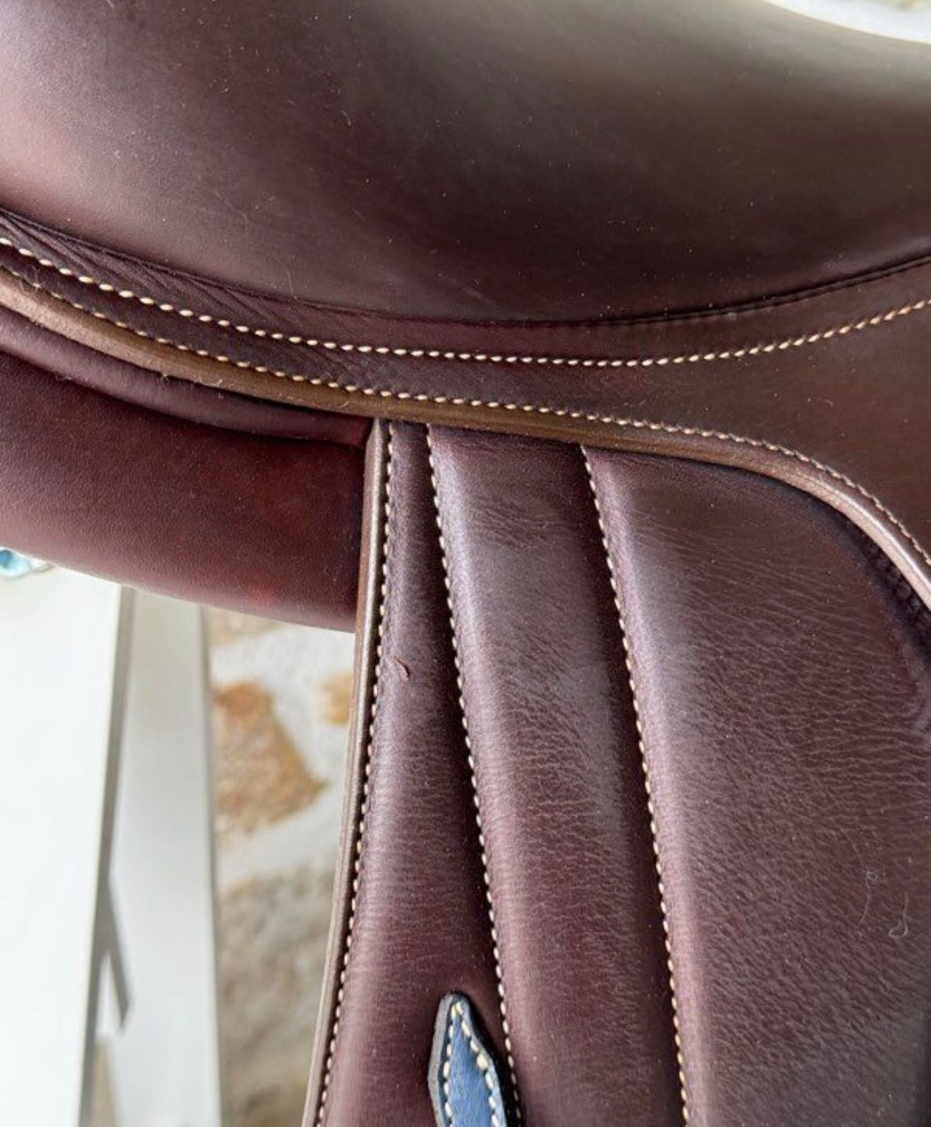 Selle Butet – 17,5’’ – Doublée veau – 2022 – Parfait état - vue 3