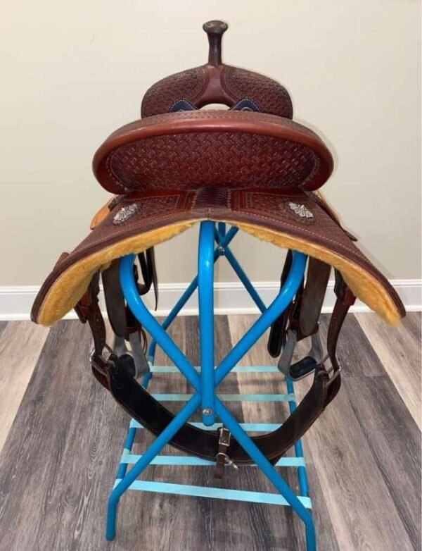 selle devoucoux – siège 17,5", arçon moyen, quartiers réguliers