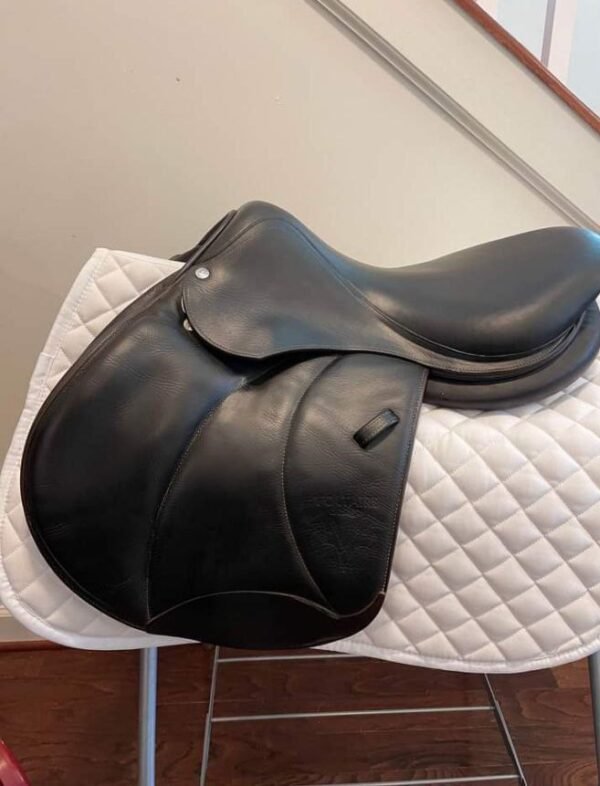 selle palm beach 2015 – siège 17,5", quartiers 2a, cuir buffle complet