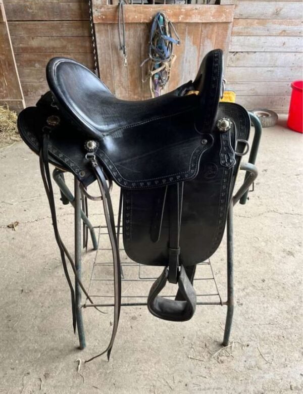selle imus 4 beat pour chevaux ambleurs – siège 16", arçon régulier