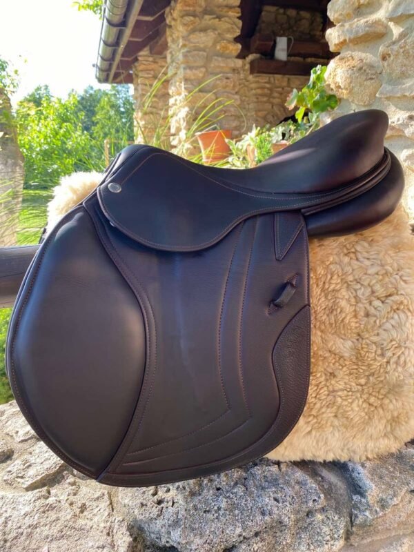 selle cwd se01 – siège 17,5", 3c, cuir de veau premium