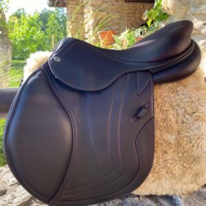 selle cwd se01 – siège 17,5", 3c, cuir de veau premium