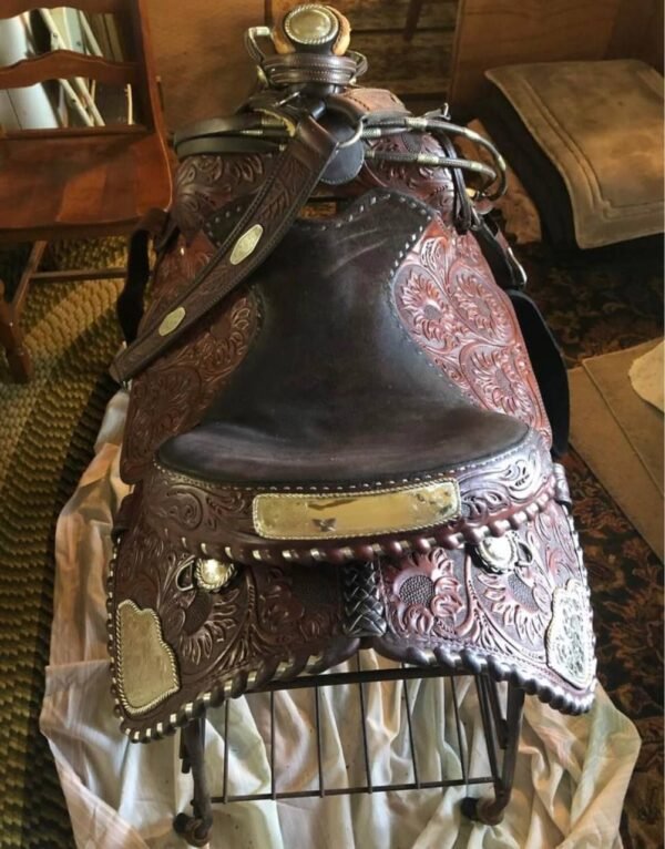 selle western vintage billy royal silver