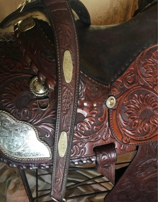 selle western vintage billy royal silver