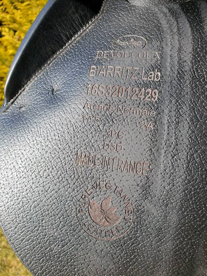 selle de saut devoucoux biarritz lab 17,5" 2a selle de saut devoucoux biarritz lab 17,5" 2a